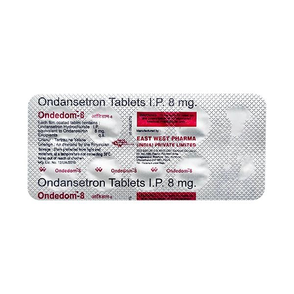 Ondedom 8mg Tablet 10'S