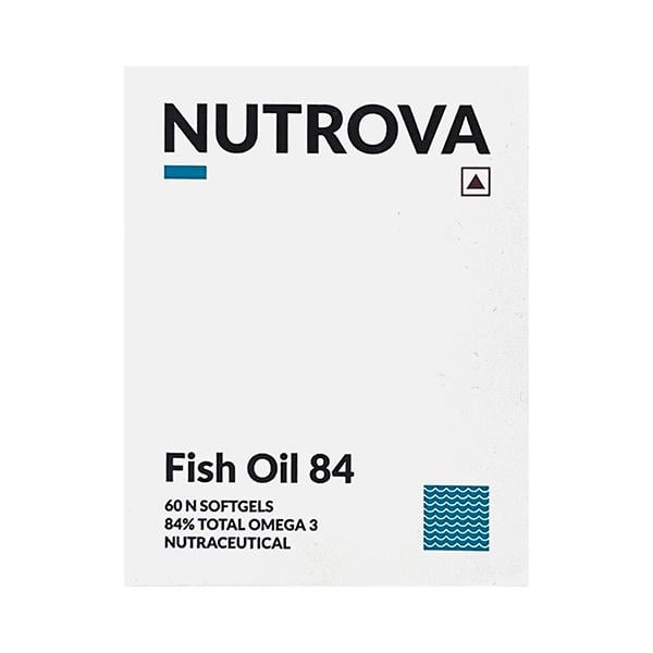 NUTROVA FISH OIL 84 Softgel 4X15's