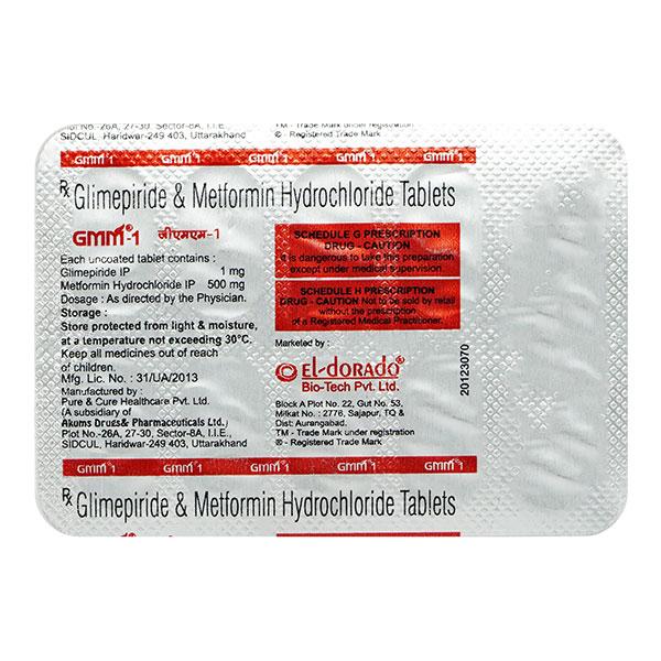 GMM 1mg Tablet 10's
