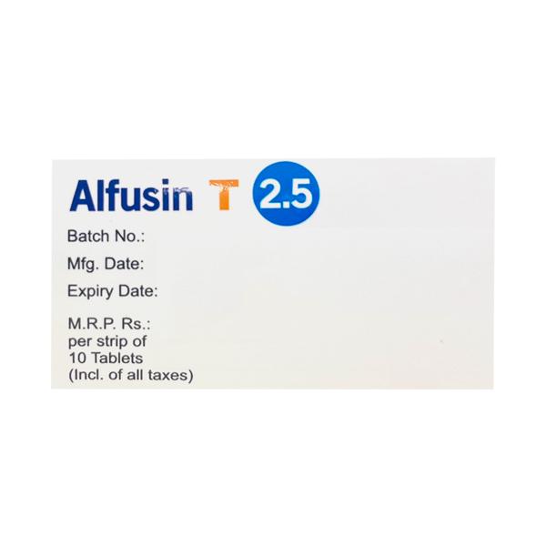ALFUSIN T 2.5 Tablet 10's