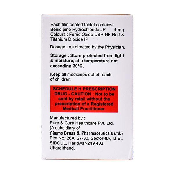 BENIPRES 4mg Tablet 30's