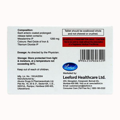MESAZED 1200 Tablet 10's