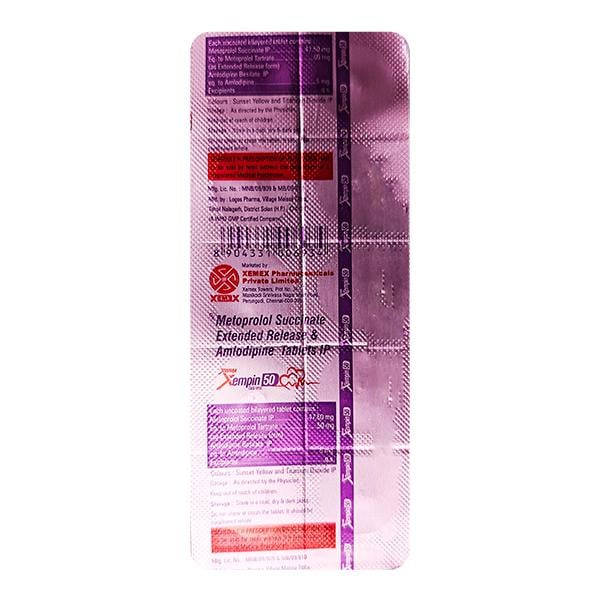 XEMPIN 50 Tablet 10's