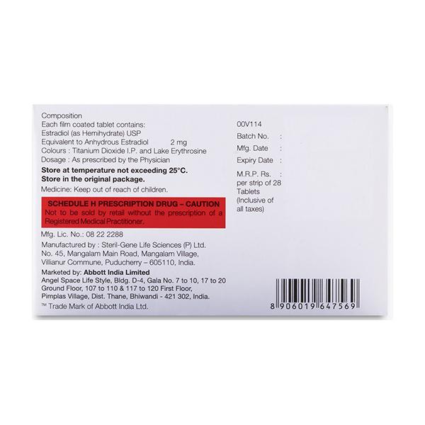 Estrabet 2mg Tablet 28'S
