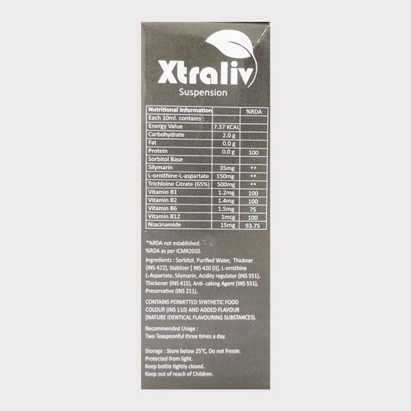 XTRALIV Sugar Free Delicious Flavour Suspension 200ml