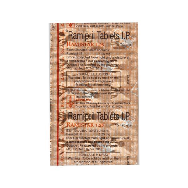 Ramistar 1.25mg Tablet 15'S