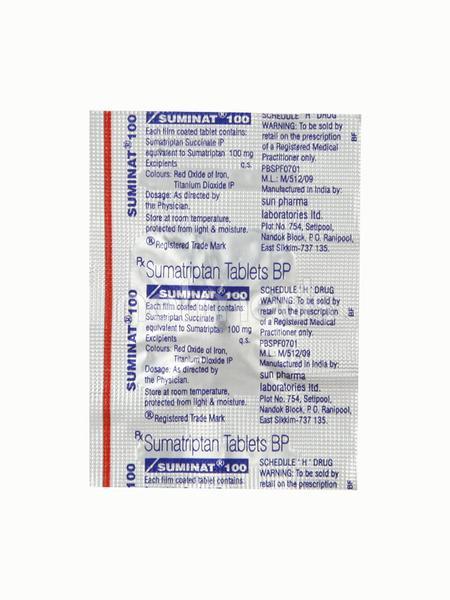 Suminat 100mg Tablet 1's