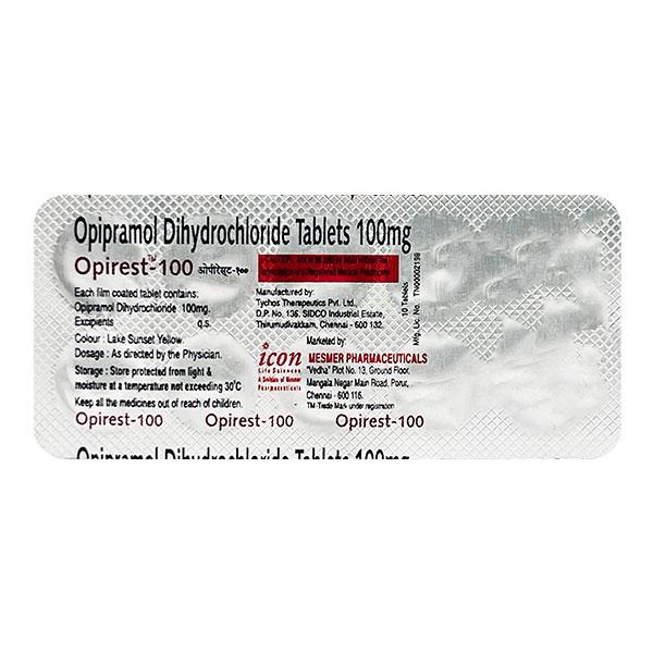Opirest 100mg Tablet 10'S