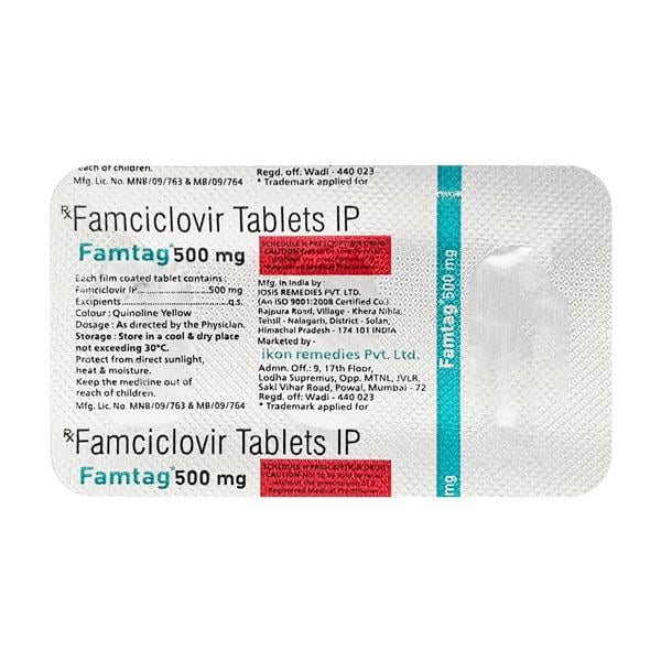 FAMTAG 500mg Tablet 3's