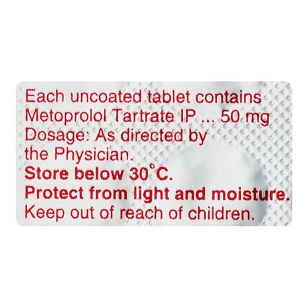 Metolar 50mg Tablet 15'S
