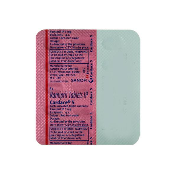 Cardace 5mg Tablet 15'S
