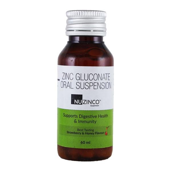 NUZINCO STRAWBERRY & HONEY FLAVOUR Oral Suspension 60ml