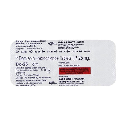 DO 25mg Tablet 10'S