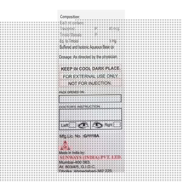 TRAVOSUN T BAK FREE Eye Drops 2.5ml