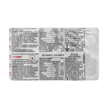 Lupiheme 12mg Tablet 10'S