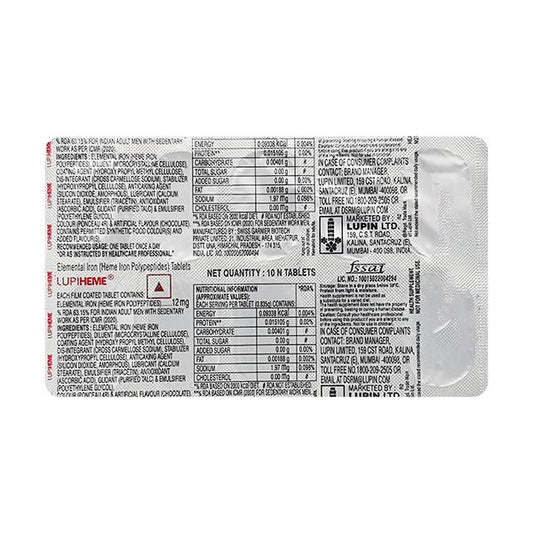 Lupiheme 12mg Tablet 10'S
