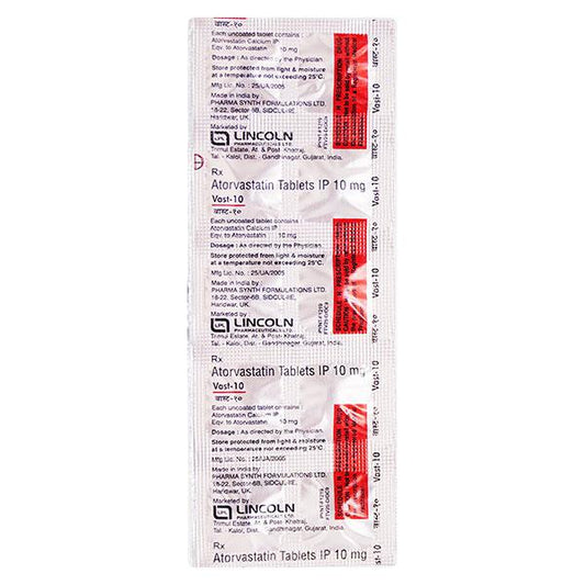 Vast 10mg Tablet 10'S
