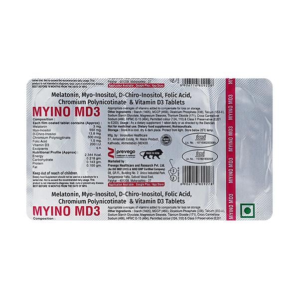 MYINO MD 3 Tablet 10's