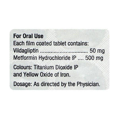 VYSOV M 50/500mg Tablet 15's