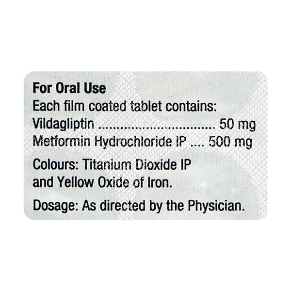 VYSOV M 50/500mg Tablet 15's