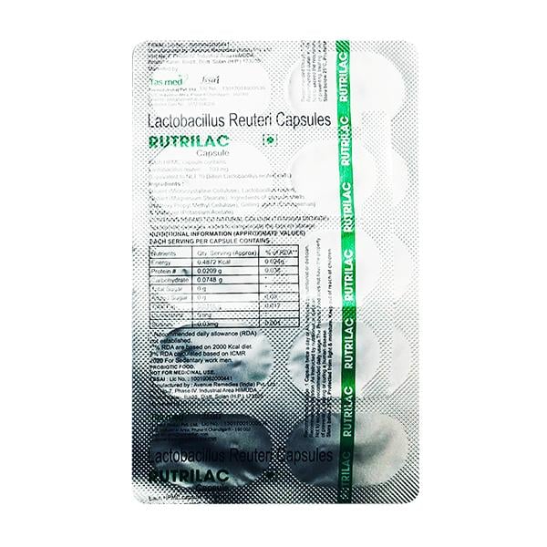 RUTRILAC Capsule 10's