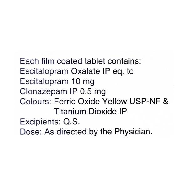 Depran 10/0.5mg Tablet 15'S