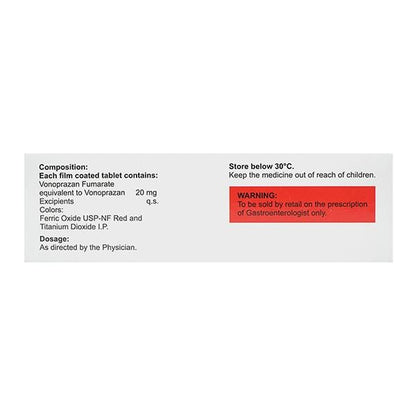 VONOFIDE 20 Tablet 10's