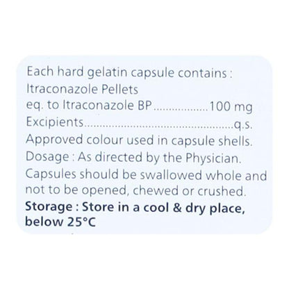 ITRADAC 100mg Capsule 4's