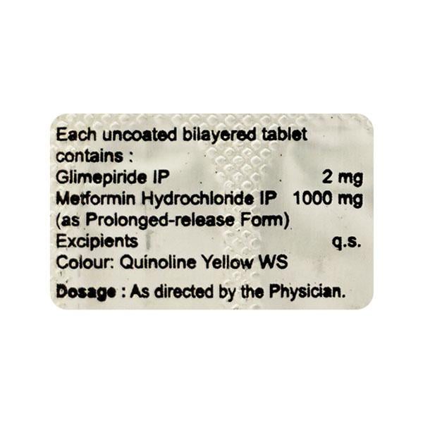 GLIMICURE M2 FORTE Tablet 15's