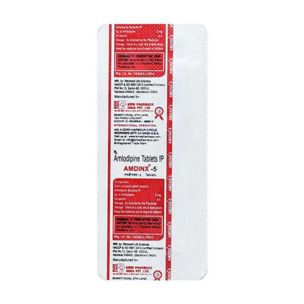 AMDINX 5 Tablet 10's