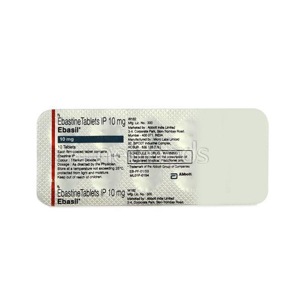 Ebasil 10mg Tablet 10'S