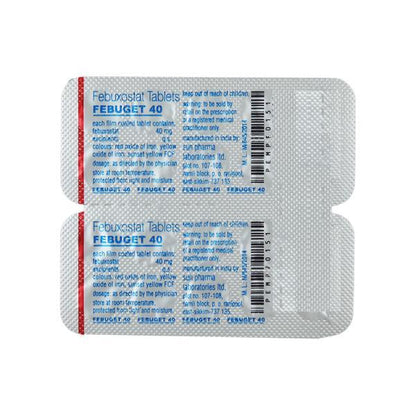 Febuget 40mg Tablet 10'S