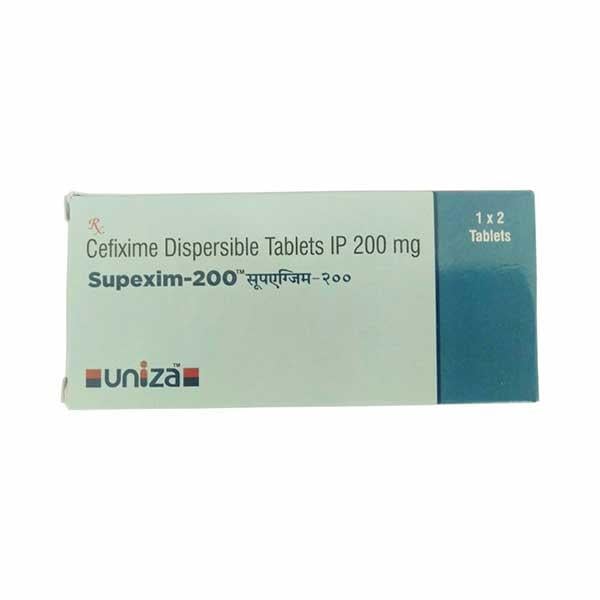 SUPEXIM 200 Dispersible Tablet 2's