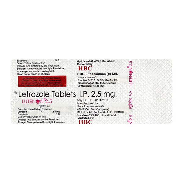 Lutenon 2.5mg Tablet 5'S