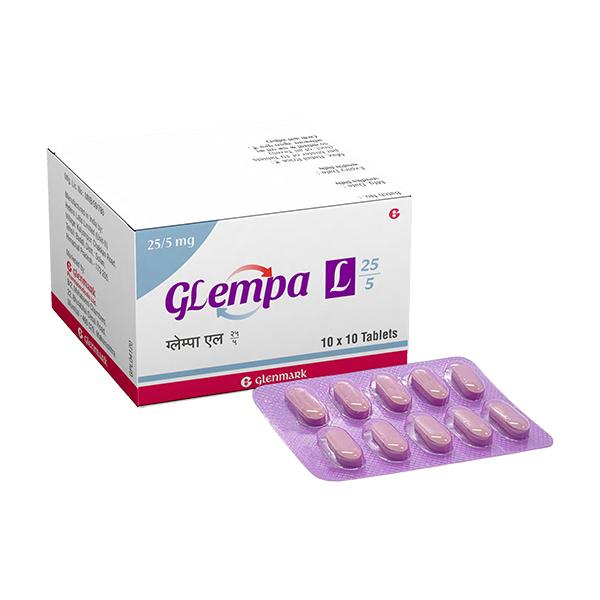 GLEMPA L 25/5 Tablet 10's