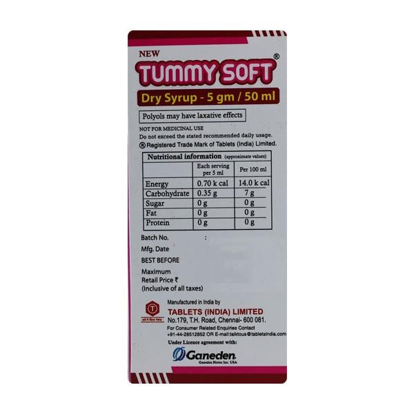 Tummy Soft New Dry Syrup 50ml