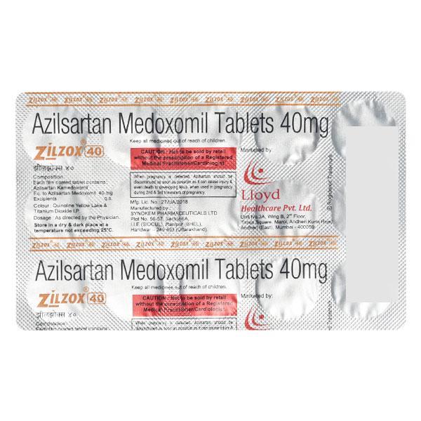 ZILZOX 40 Tablet 15's