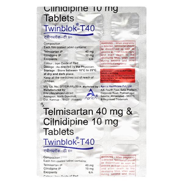 TWINBLOK T 10/40mg Tablet 10's
