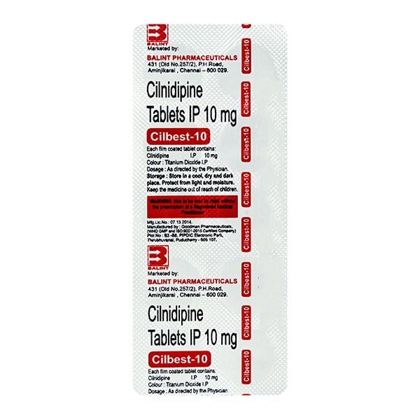 Cilbest 10Mg Tablet 10's