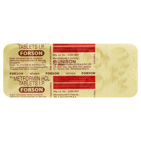 Forson 500mg Tablet 10'S