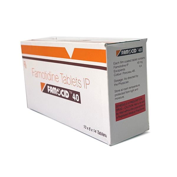 Famocid 40mg Tablet 14'S
