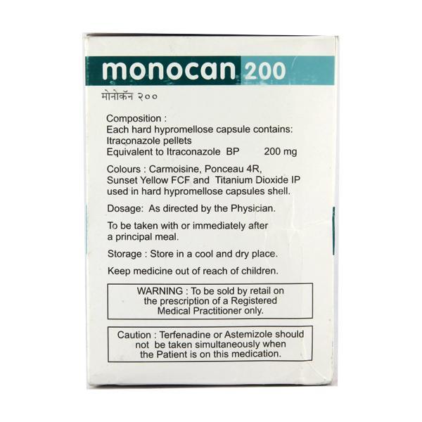 Monocan 200mg Capsule 8'S