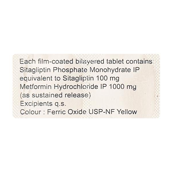 SITAPRIDE M 100/1000 Tablet 15's