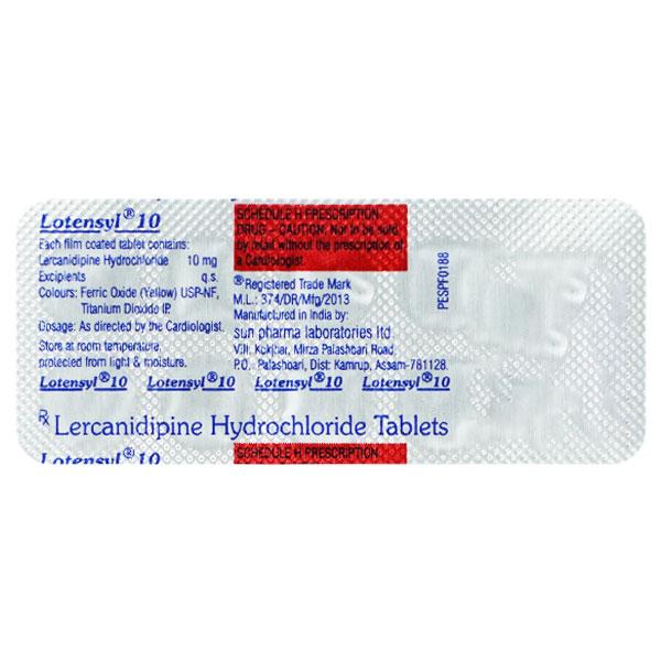 Lotensyl 10mg Tablet 10'S