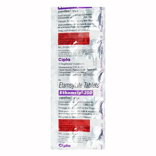 Ethamcip 250mg Tablet 10'S