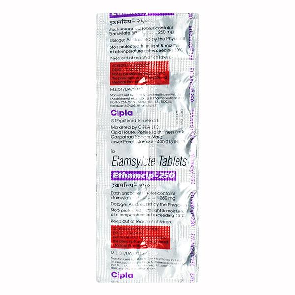 Ethamcip 250mg Tablet 10'S