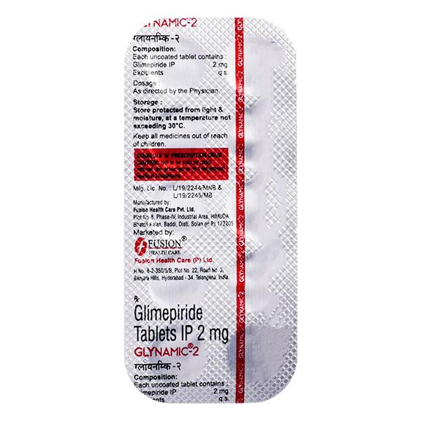 Glynamic 2Mg Tablet 10's