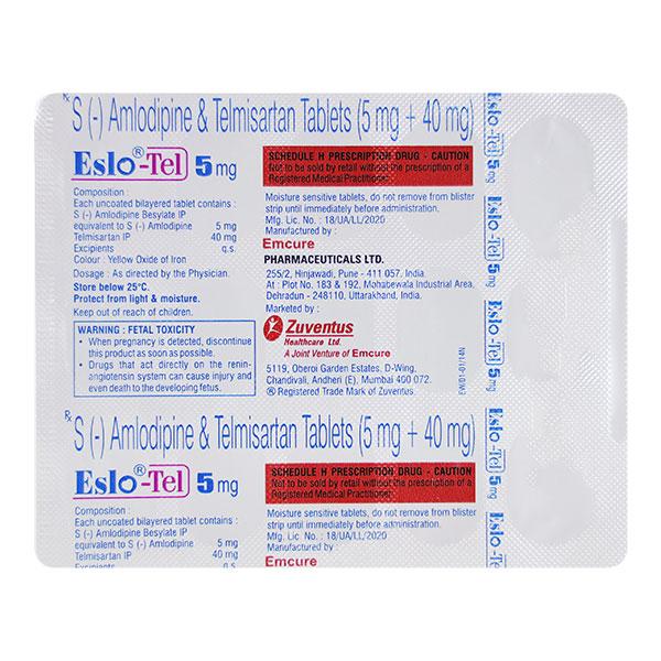 Eslo Tel 5mg Tablet 15'S