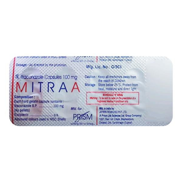 MITRAA 200mg Capsule 4's