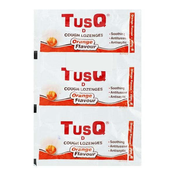 Tusq D Orange Cough Lozenges 6'S